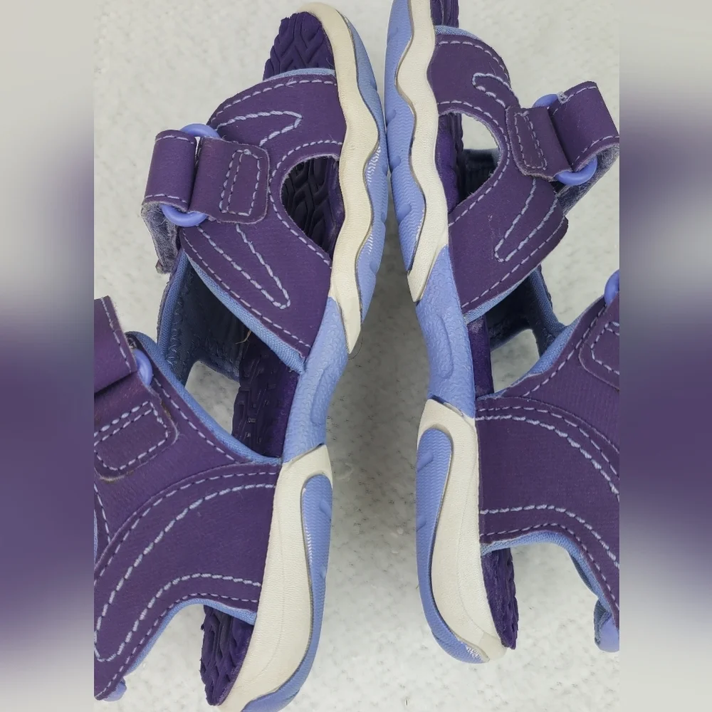 Timberland Girls Purple beach water Sandals sz 11 - Picture 5 of 8